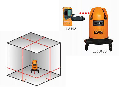 常州萊賽LS604JS 自動安平3十字&鉛垂激光標線儀