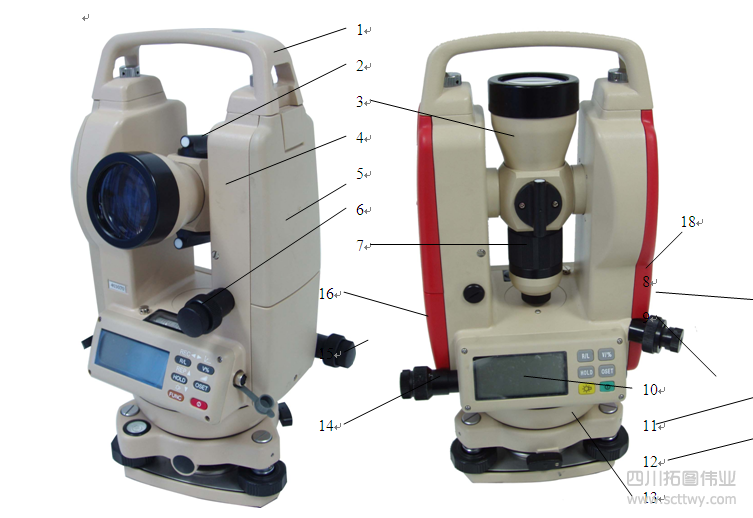天津歐波電子經緯儀中文維修手冊