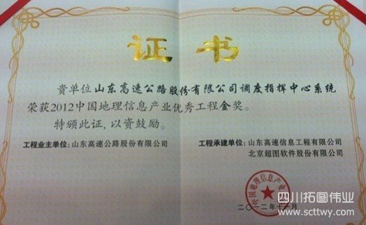 GIS年會上 超圖軟件拿下三維GIS軟件測評第一名