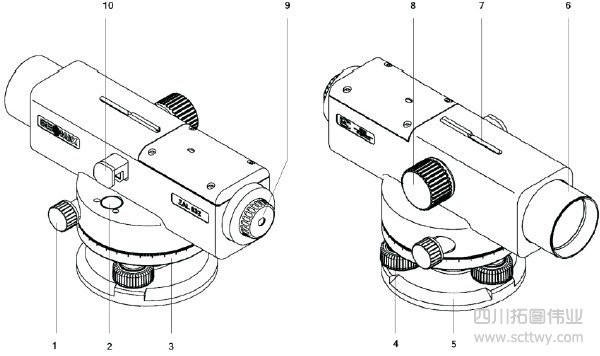 中緯ZAL632光學水準儀說明書