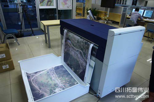 截至21日地信中心共提供抗震用圖300幅