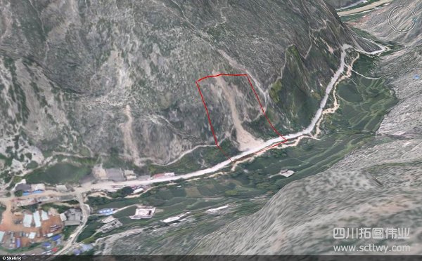 云南省對迪慶地震災區實施航拍