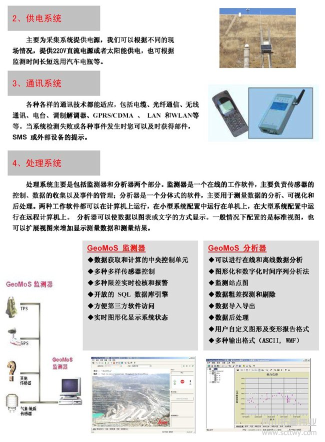 徠卡GeoMoS自動變形監測系統